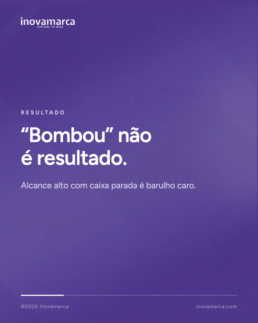 Carrossel da Inovamarca: 'Bombou não é resultado'